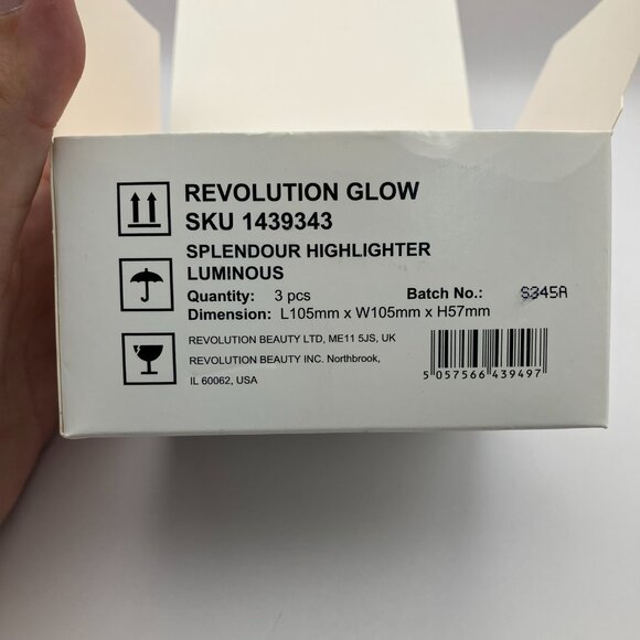 Pack Of 3 Revolution Luminous Ultra Glow Makeup Splendour Highlighter - Picture 3 of 6